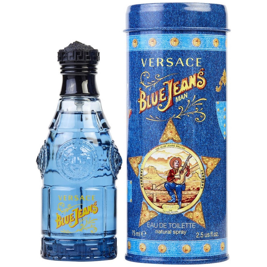 Versace Blue Jeans EDT 75ML For Him [-Original Perfume Men] | Shopee 