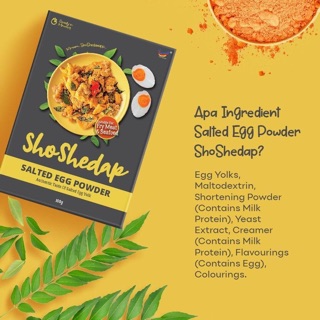 SHOSHEDAP SALTED EGG POWDER RASA TELUR MASIN SEBENAR 