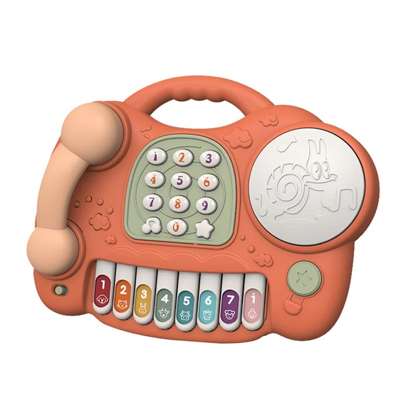 【Z2I】  Baby Multi function Musical Piano Mobile Phone Toys Early Learning Toys