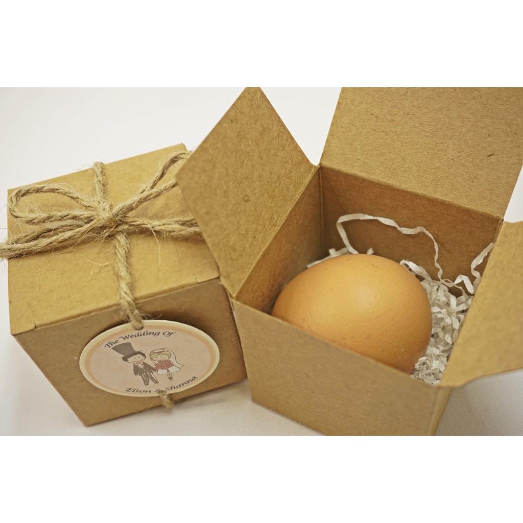 50pcs 6x6x6cm Kraft Box Cupcake Box Packaging Box Kotak 50pcs 6x6x6cm Kraft Box Cupcake Box Packaging Box Kotak
