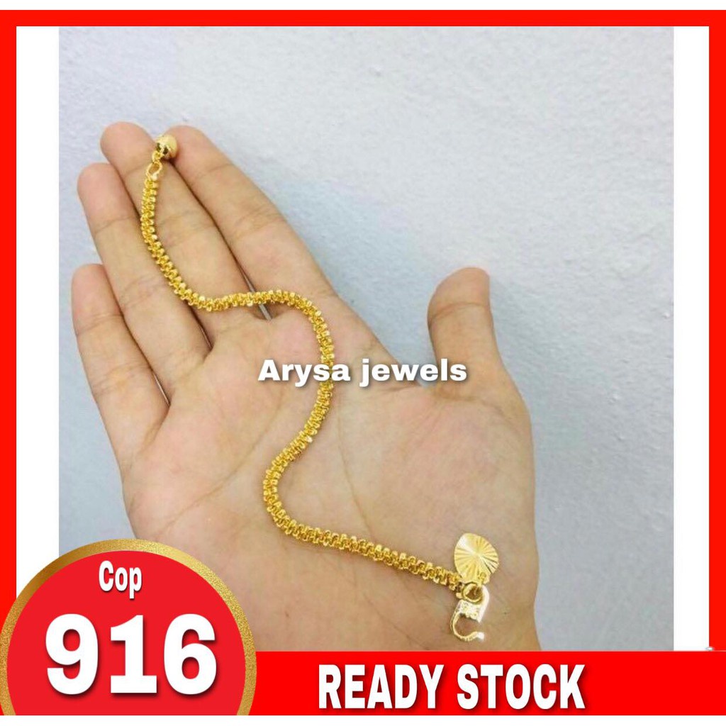 gelang tangan lelaki Cop 916 persis ori & ARYSA JEWELS RECOMMENDED The Top 10 Highest-Rating