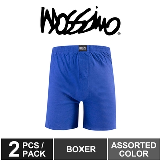 (2 Pcs) Mossimo Men Boxer 100% Cotton Men Underwear Assorted Colours - MUD0012X