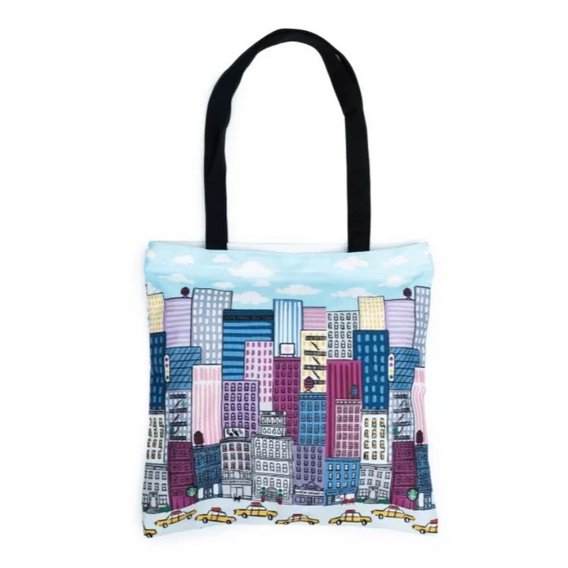 Starbucks X Kate Spade Limited Edition Cityscape Tote Bag | Shopee Malaysia