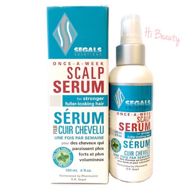 Segals Solutions Hair Loss Hair Growth Scalp Serum Tonic 120ml | Shopee  Malaysia