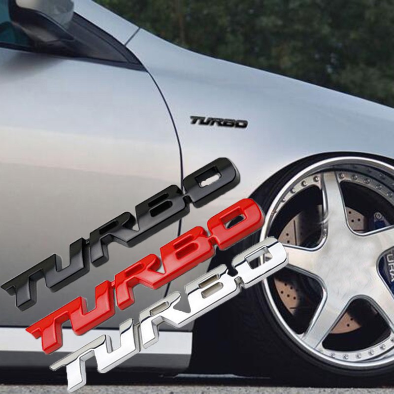 Jdm Car Stickers And Decals Metal 3d Turbo Emblem Auto Styling Accessories For Ford Focus 2 Bmw Opel Astra H Volkswagen Shopee Malaysia