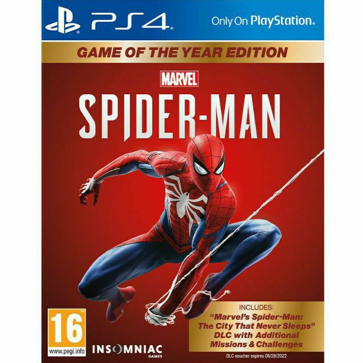 PS4 Marvel SpiderMan Game Of The Year Edition Include DLC Full Game Digital Download Marvel Spider Man