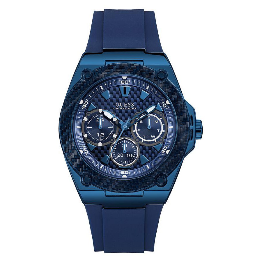 ORIGINAL Guess Legacy Quartz Blue Dial Mens Watch W1049G7. Shopee