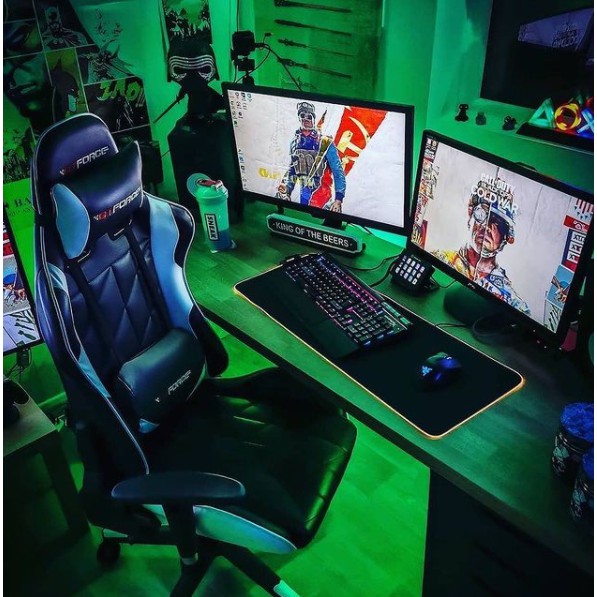 [APP Remote] 5050 RGB lights IP67 PC SETUP Gaming Setup /work spaces ...