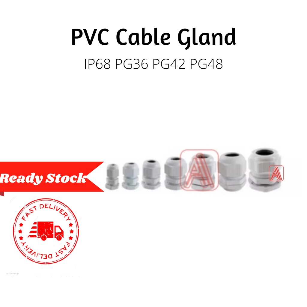 Nylon Pvc Cable Gland PG Gland Pvc Gland IP68 White PG36 PG42 PG48 O Ring Shopee Malaysia