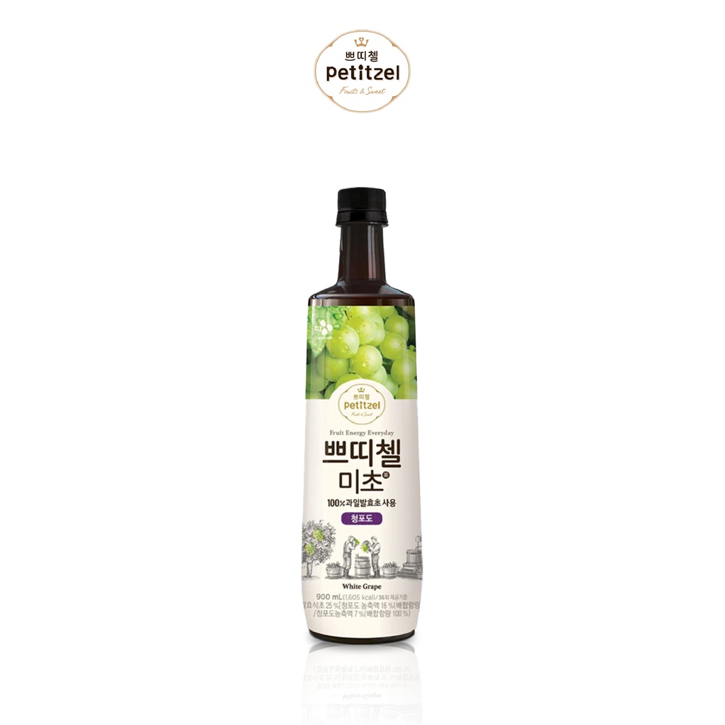 (Korea Import) CJ Petitzel Vinegar Drink Muscat 900ml 100 Nutrients