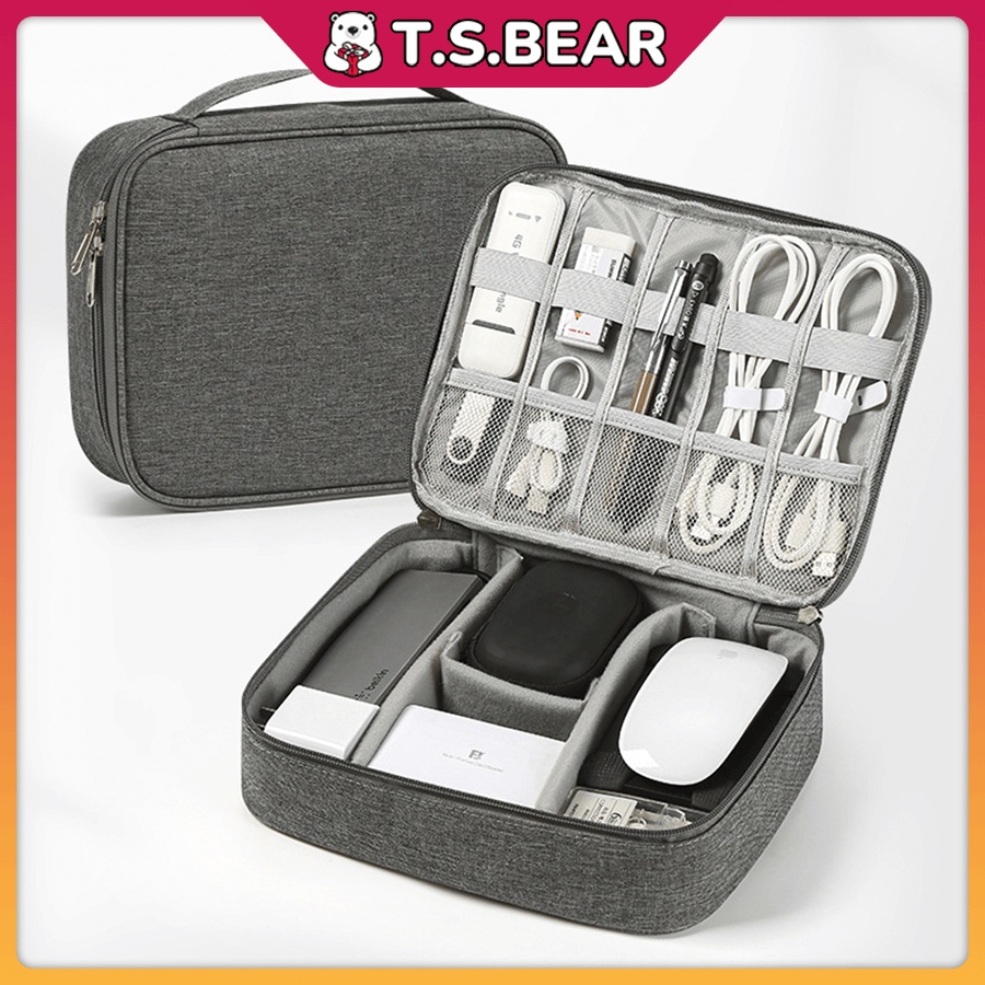 Travel Electronic Gadget Organizer Bag USB Cable Storage Bags Multi