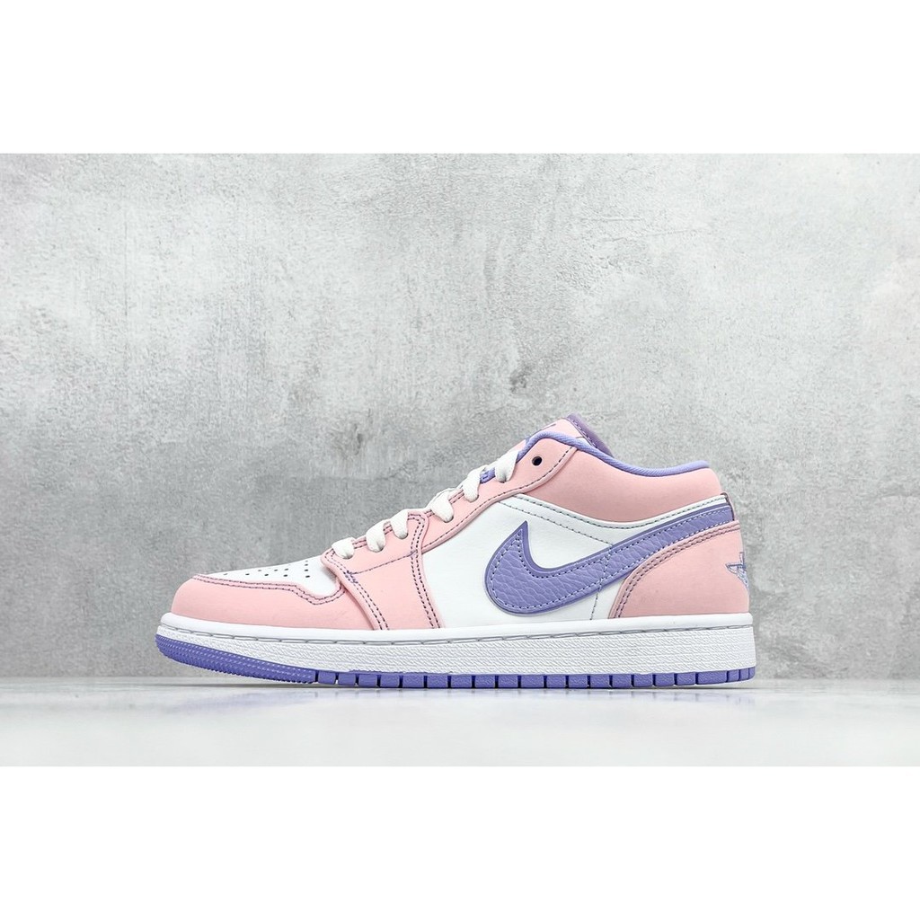 The New Nike Air Jordan 1 Low Se Arctic Punch Pink White Purple And Lavender Sneakers Jogging Shoes White Powder Shopee Malaysia