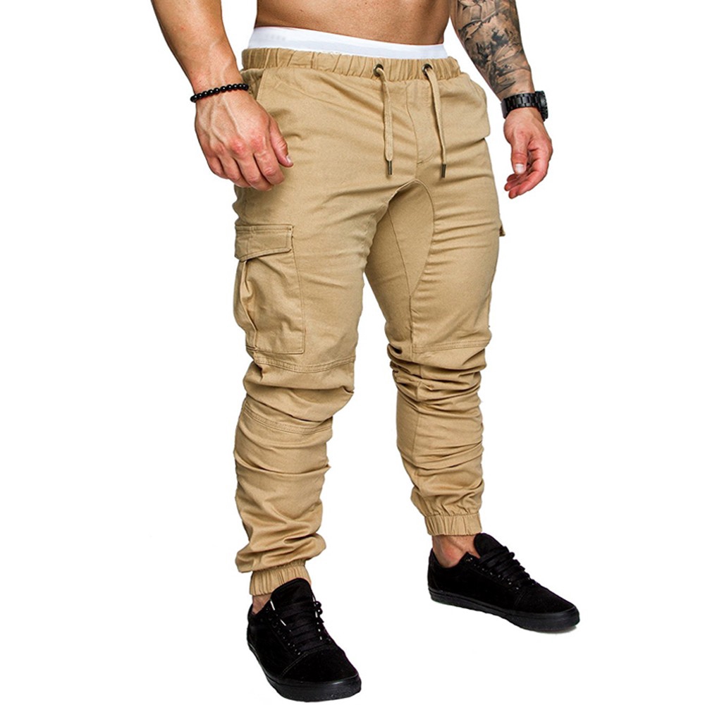 cuffed chino joggers