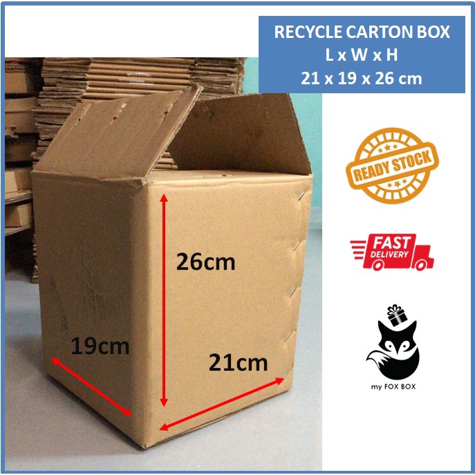 Kotak Pindah Recycle Carton Box Kotak Recycle Kotak Reuse Small Size