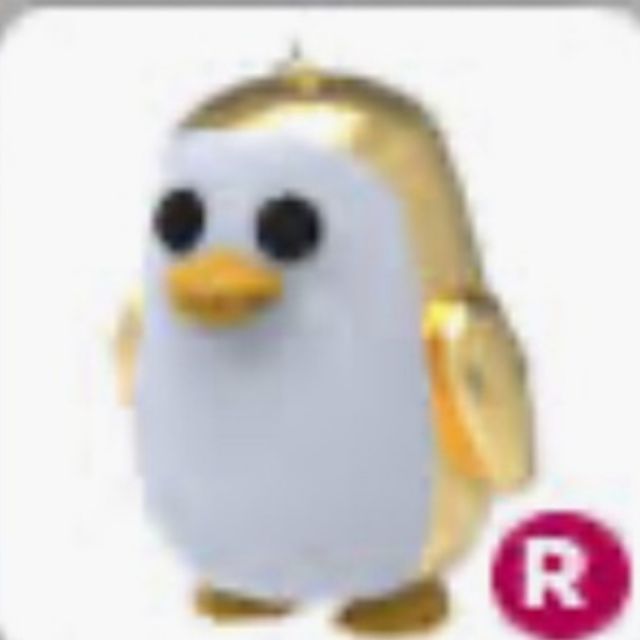 Adopt Me Golden Penguin Rideable Shopee Malaysia - roblox adopt me ride able pet potion