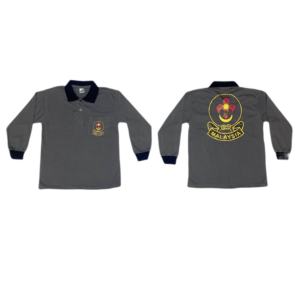 Baju Pengakap Uniform Sekolah / SCOUT SHIRT SCHOOL UNIFORM UNISEX SIZE : 32 - 46 ( B801 &amp; B802 ) COLLAR / BERKOLAR