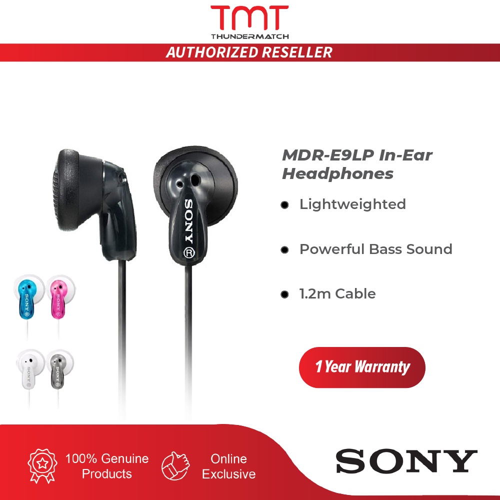 Sony Mdr E9lp In Ear Headphones Shopee Malaysia