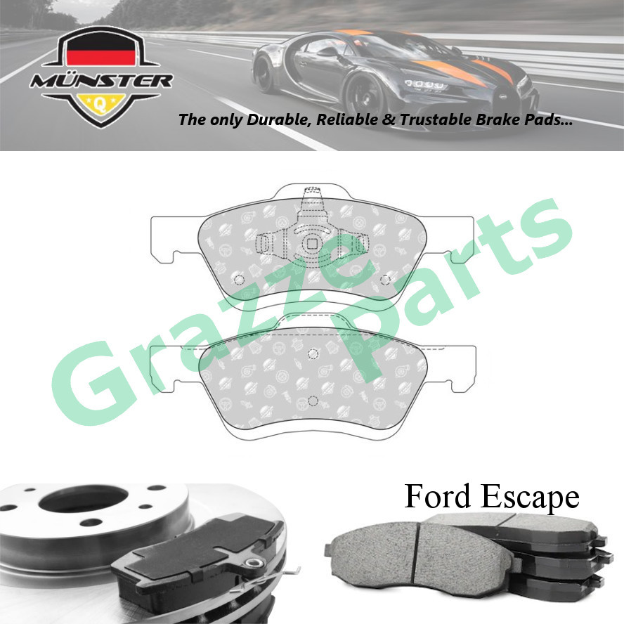 Münster Disc Brake Pad Front for Ford Escape A34 2.3 XLT 3.0 Duratec 2011 J87 L3-VE - 1