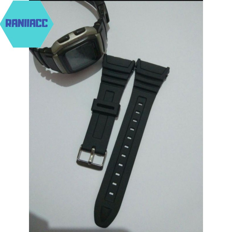 Casio W-96H W96 H 96 H RUBBER STRAP Watch STRAP CASIO W96H. | Shopee ...