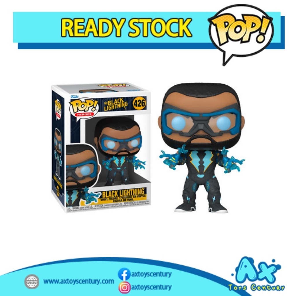 Funko Pop! Heroes: Black Lightning - Black Lightning #426 100% Genuine