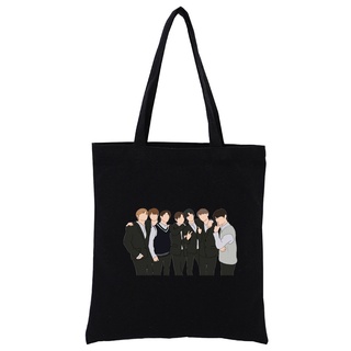 TXT Cute K Pop Kawaii Vintage Tomorrow Together Shopping Canvas Bag ...