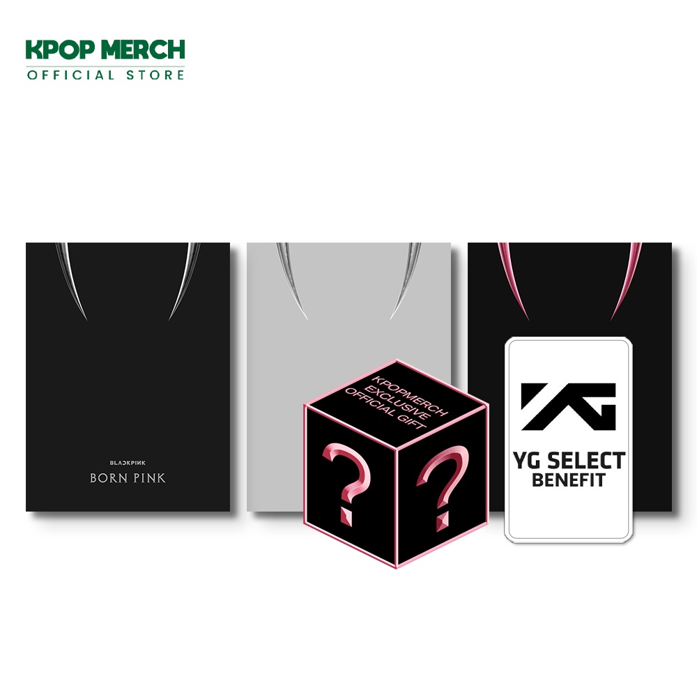 (YG Store POB) BLACKPINK - 2nd album [ Born Pink ] BOX SET version + KPOPMERCH Exclusive Gift