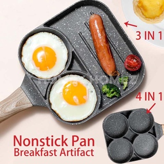 Non-Stick Fried Egg Pan Multi-Purpose Frying Pan Breakfast Maker Burger Pan Pancake Maker Pan Telur Omelette