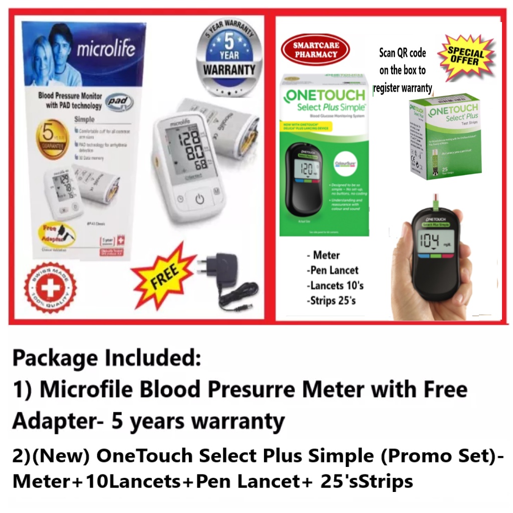 Microlife Blood Pressure Monitor BP A2 FREE ORIGINAL ADAPTER + (New