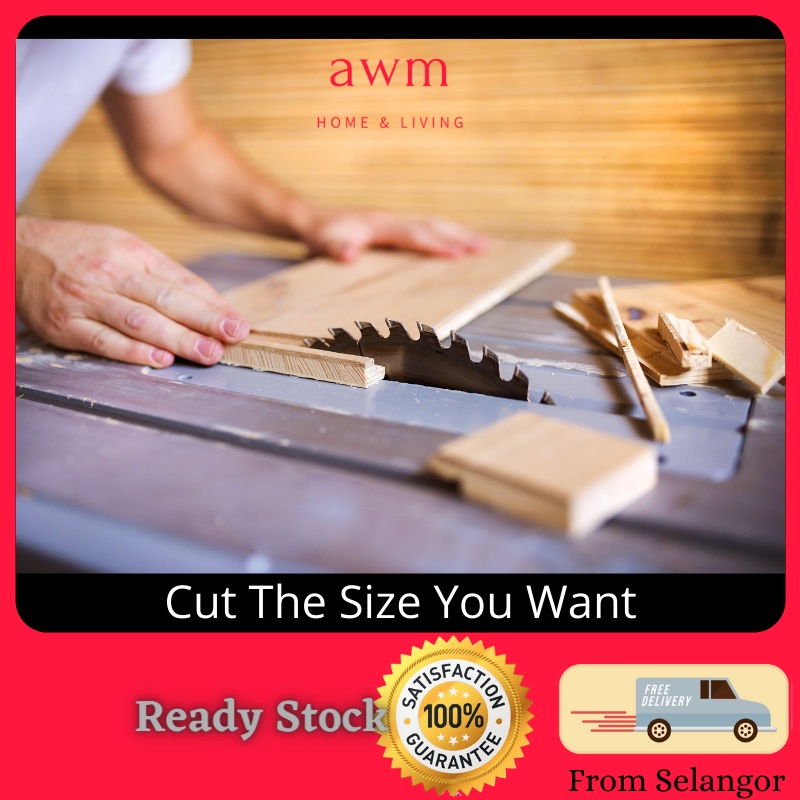 AWM PLYWOOD PAPAN 3mm Custom Cut Size plywood sheet wood panel papan