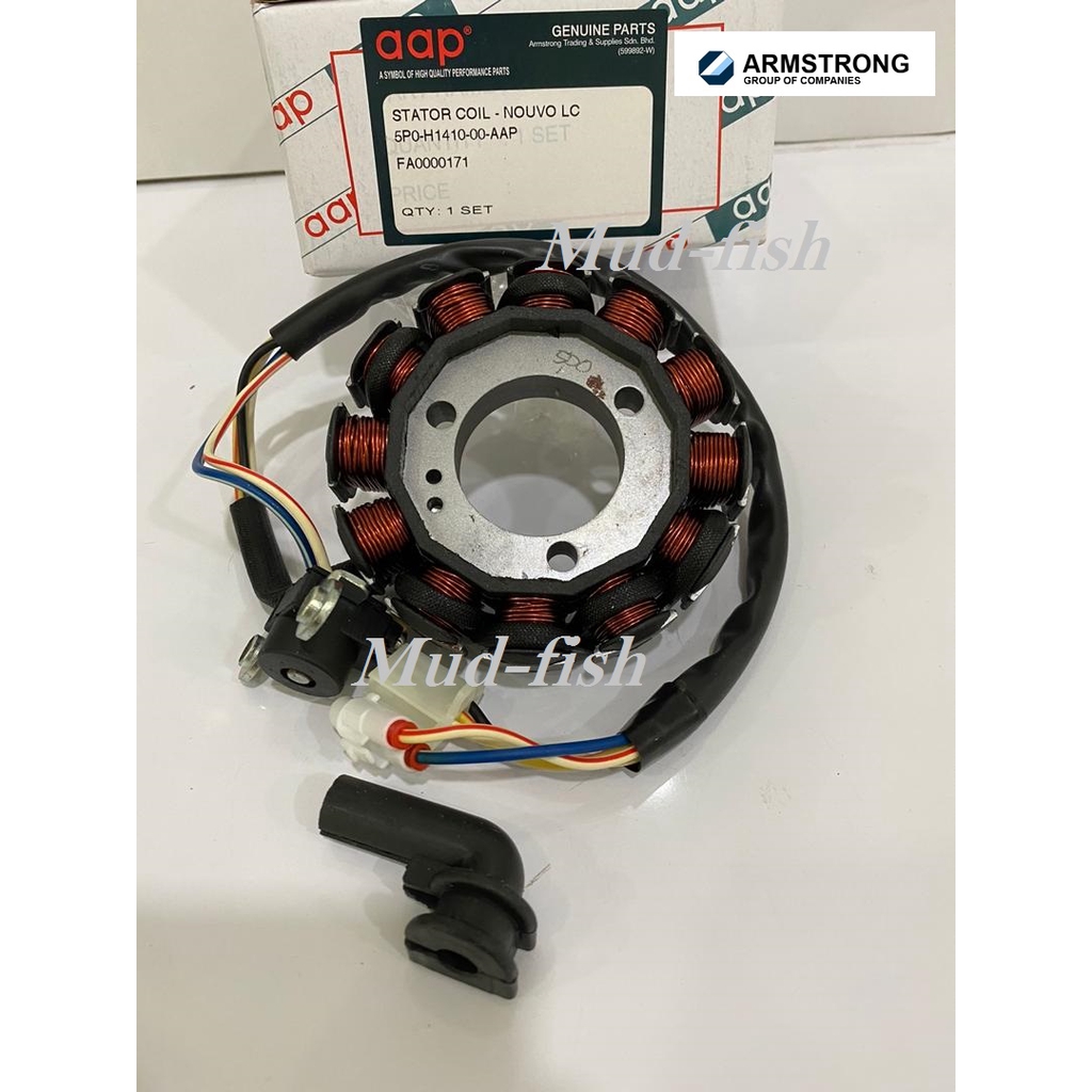 YAMAHA NOUVOLC STATOR COIL , COIL, FUEL COIL ORIGINAL AAP
