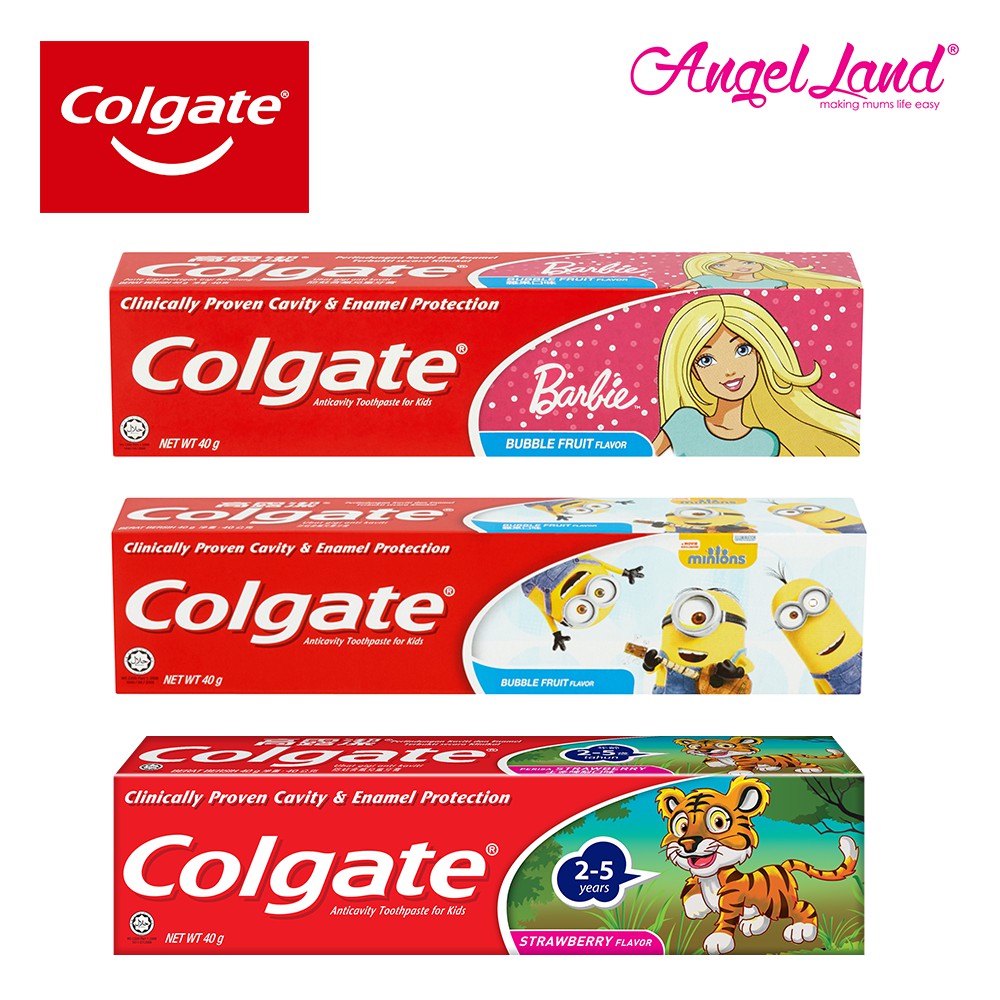 Colgate Barbie Strawberry Flavor Kids Toothpaste 80 G (6 Years) JioMart ...