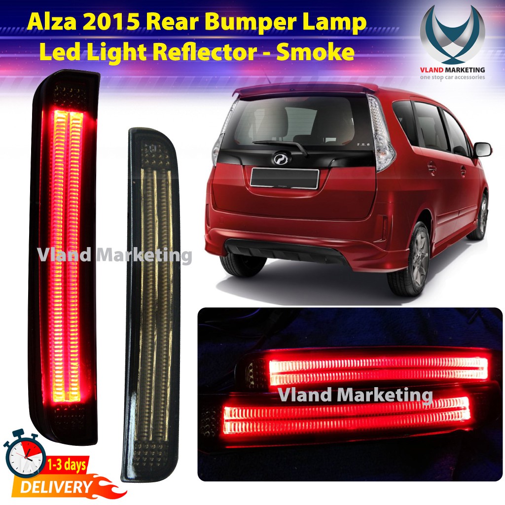 Perodua Alza 2015 Rear Bumper Lamp Led Light Reflector 