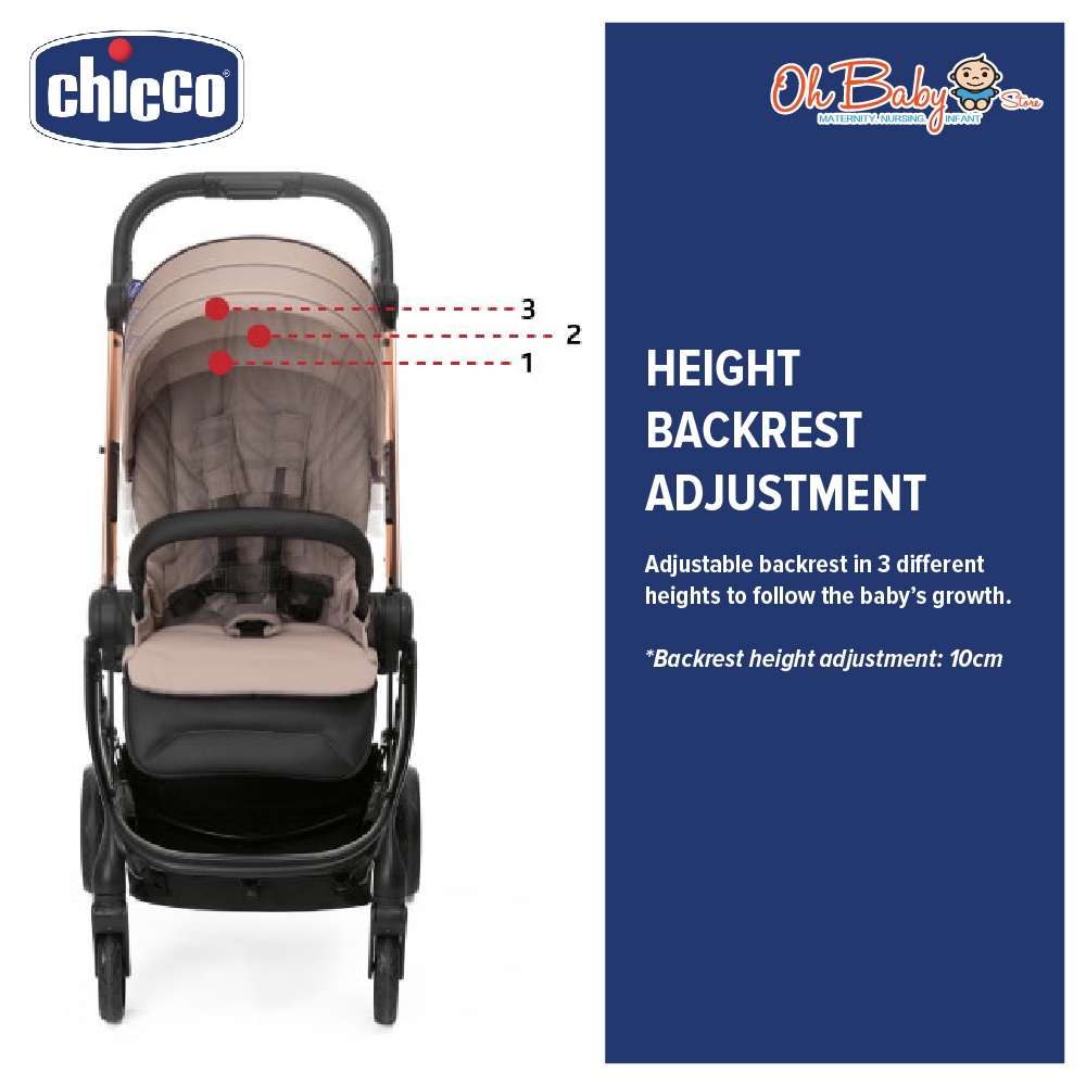 Chicco baby stroller 3 hotsell in 1