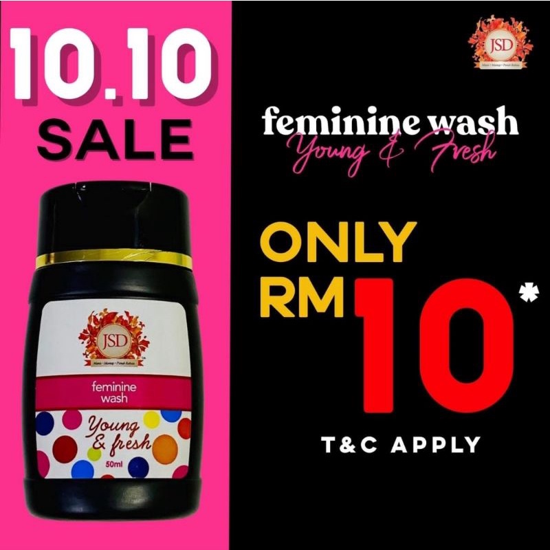 FEMININE WASH YOUNG & FRESH JSD Shopee Malaysia