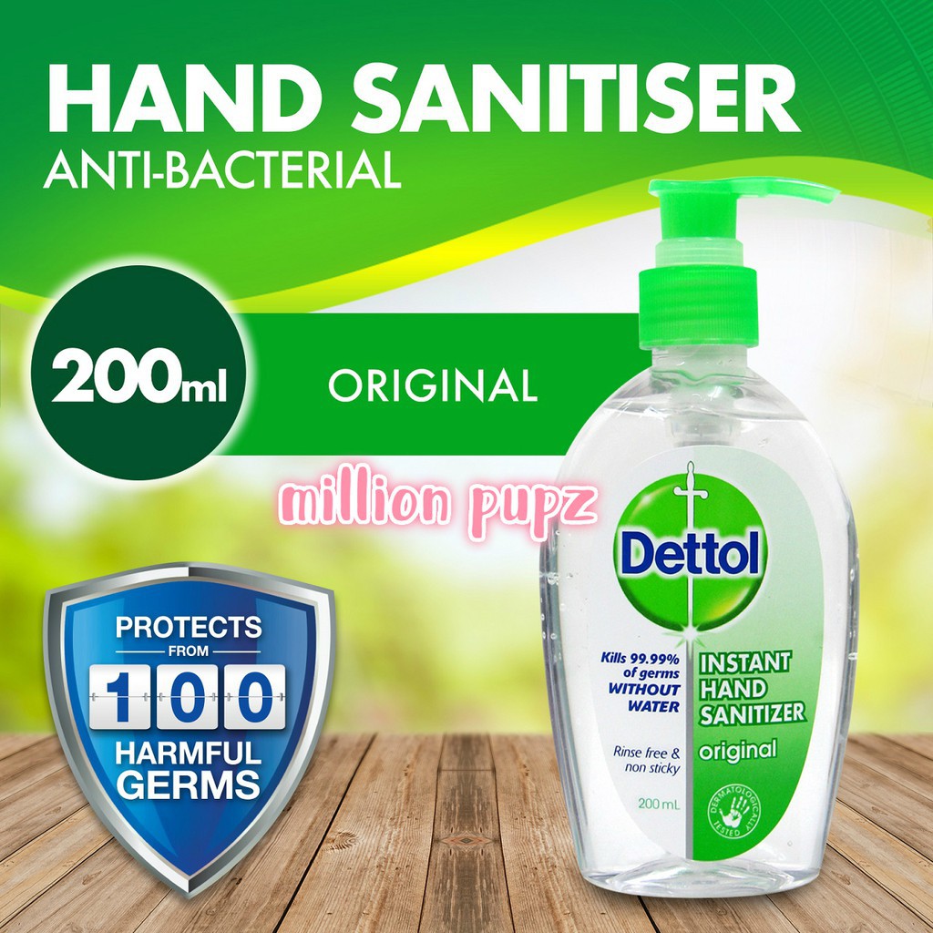 Dettol Sanitiser Nonisopropyl Alcohol Sanitizer Detol Instant Aloe