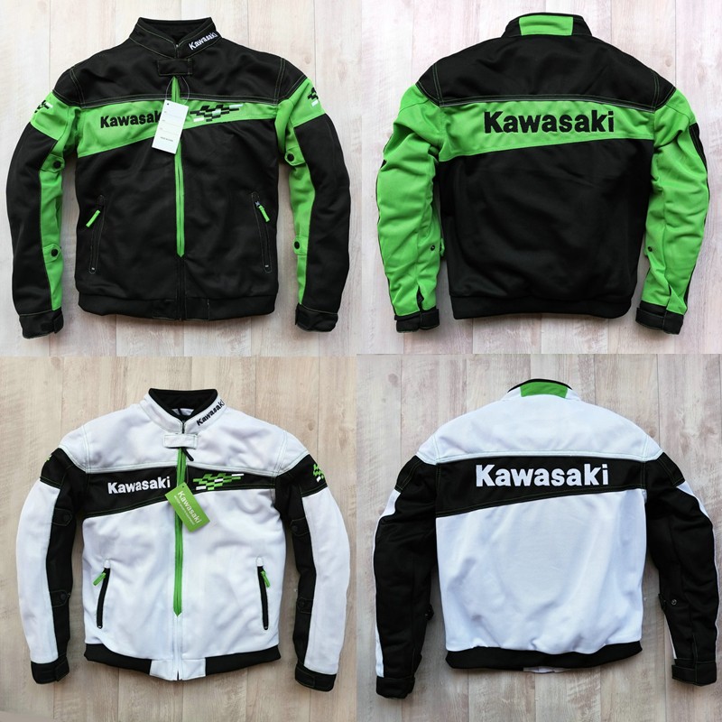 Kawasaki mens motorcycle Motorbike motocross racing jackets moto jacket ...
