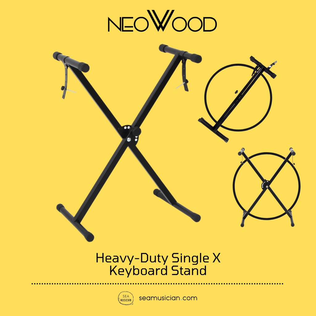 NEOWOOD Q10X SINGLE X KEYBOARD STAND (KEY BOARD STAND/ SINGLE X STAND