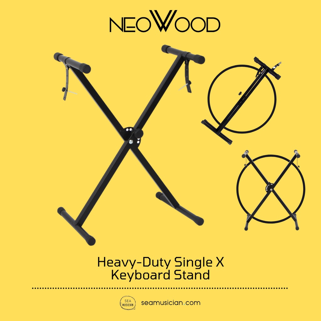 neowood-q10x-single-x-keyboard-stand-key-board-stand-single-x-stand