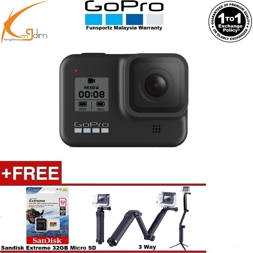 Gopro Hero 8 Black Action Camera Shopee Malaysia