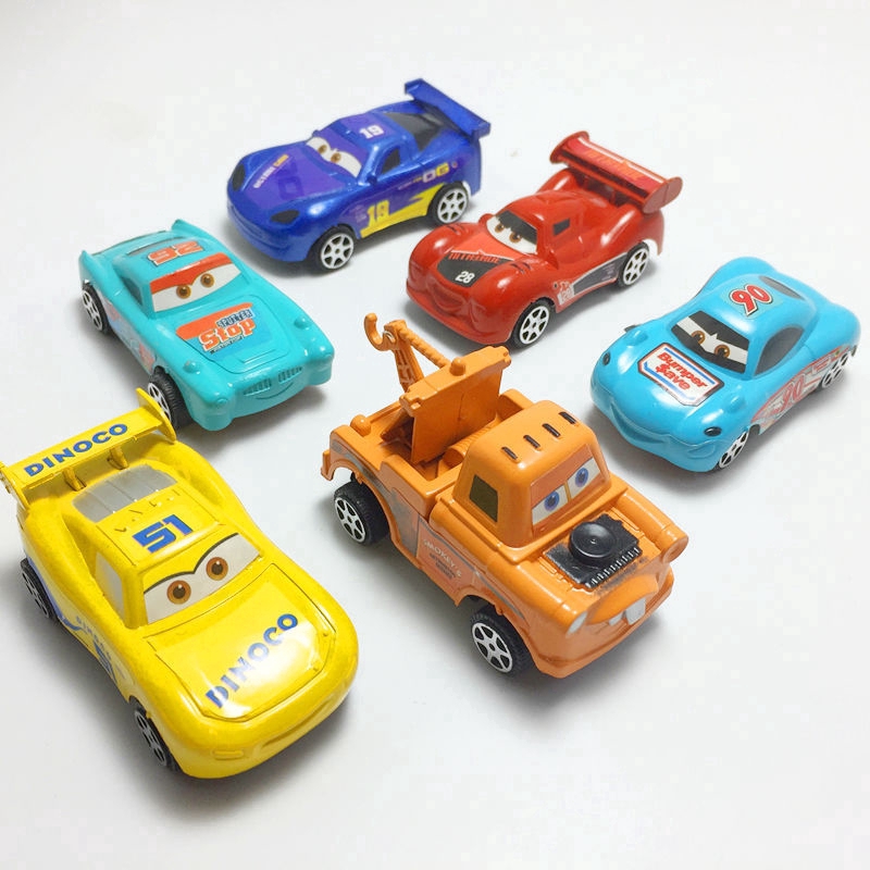 6 PCS Car Pull Back Cartoon Car Child Pull Back Cartoon Toy Car Story 3-6  Years Old Car Racing | Shopee Malaysia