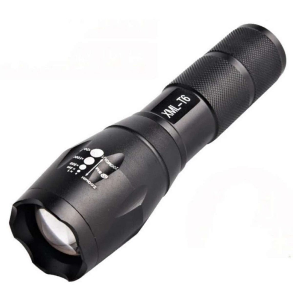 (ALUMINIUM BODY + SUPER BRIGHT) T6 LED Torchlight Cree XML Flashlight 5 ...