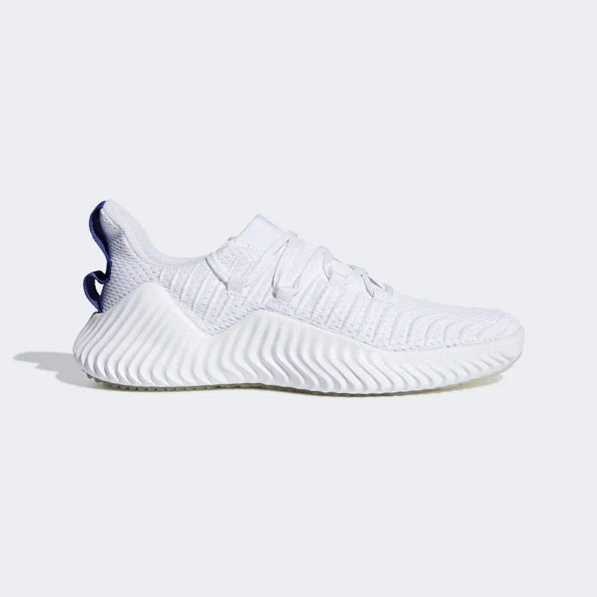 adidas running alphabounce trainers in white