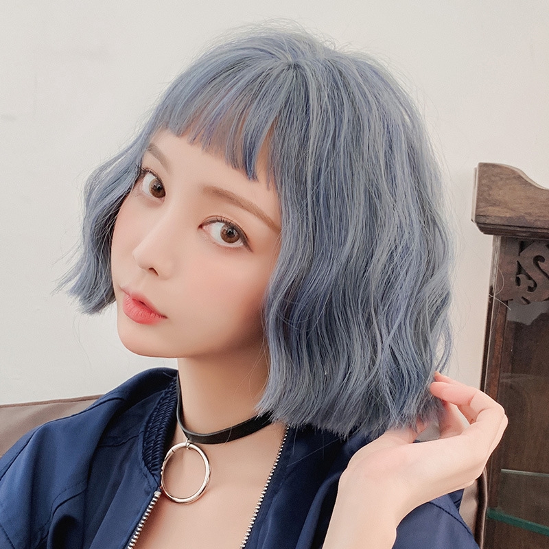 New Wig Female Japanese And Korean Fashion Corn Short Curly Hair