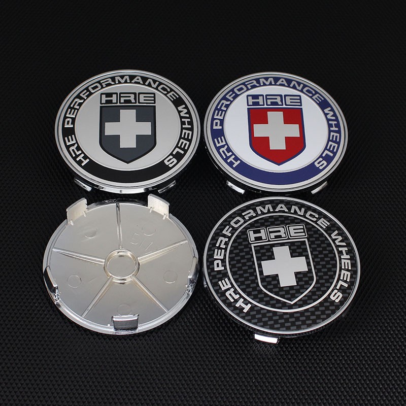 4pcs 68MM/65MM Wheel Center Cap HRE Wheels Hubcap On wheel HRE Sticker