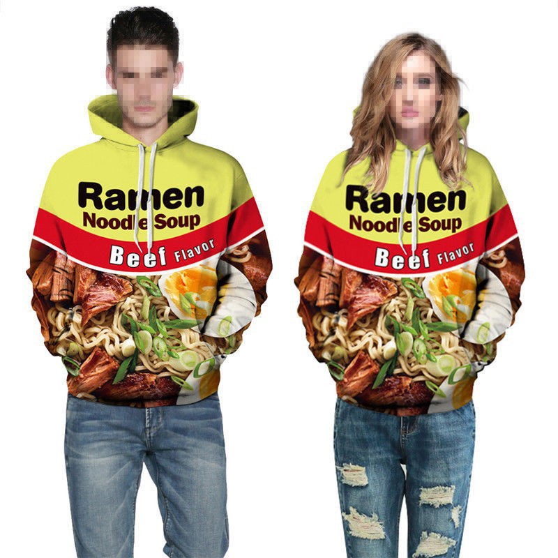 ramen noodle hoodie and sweatpants