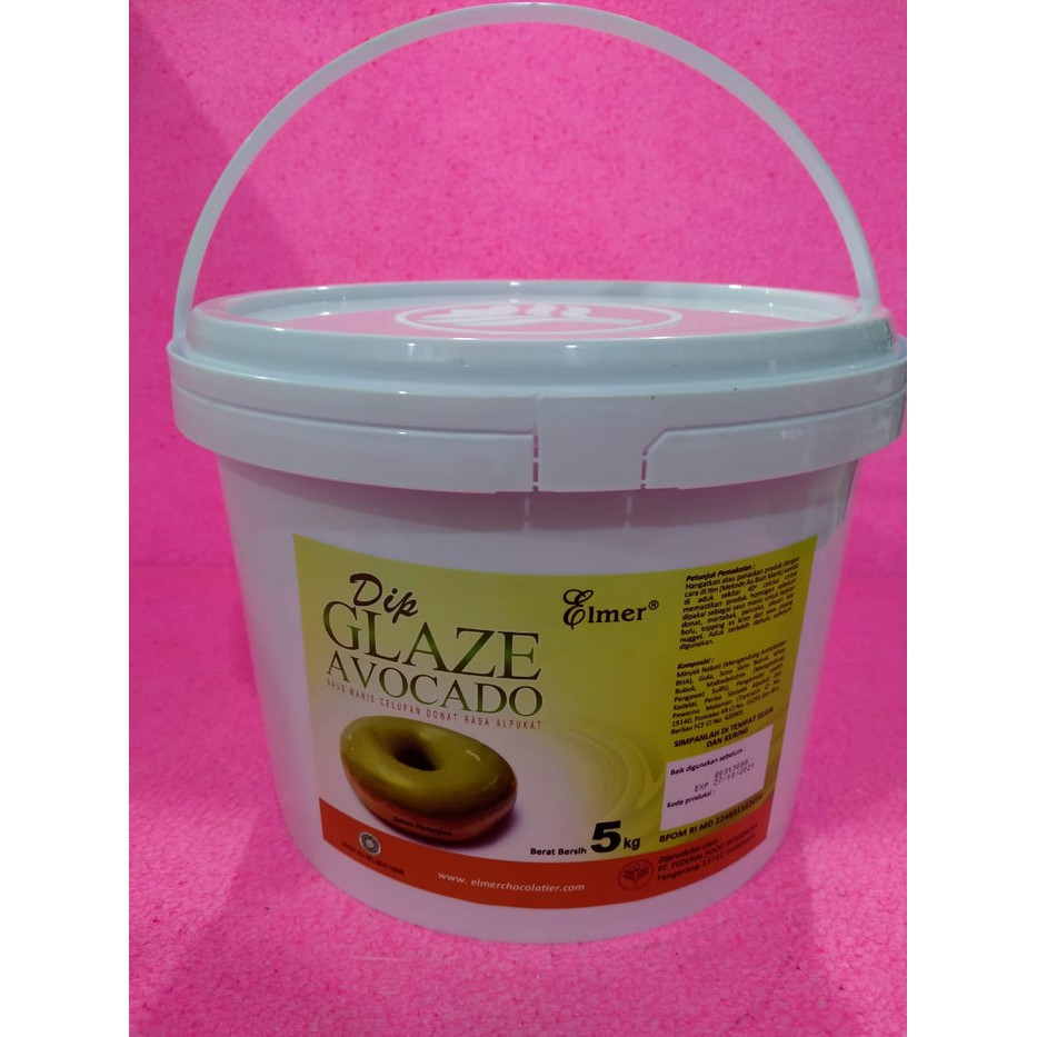 Elmer Dip Glaze Avocado Pail 5kg/Glaze Avocado Pail 5kg