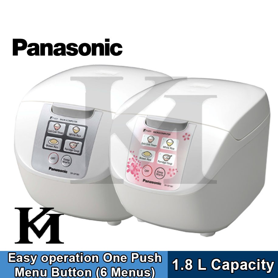 Panasonic Jar Rice Cooker SRDF181PSK / SRDF181WSK
