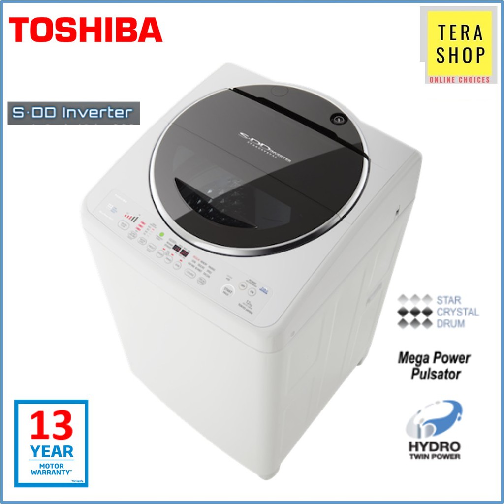 Toshiba AWDC1300WM 12KG SDD INVERTER Fully Auto Washing Machine