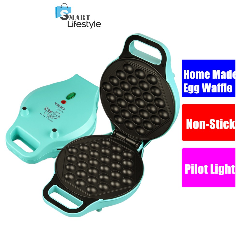 Trio Flick Egg Waffle Maker TEW230 with Non-stick coating plate