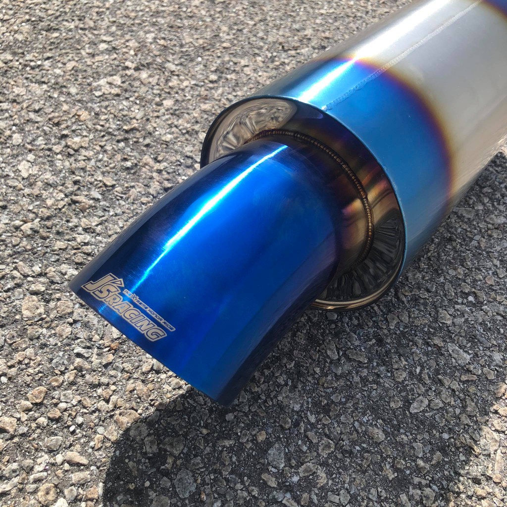 JS Racing EVO LANCER Titanium Japan Import [Muffler Exhaust 100% ...
